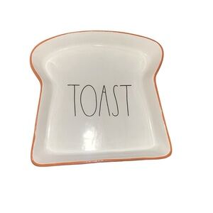 Rae Dunn Toast Sandwich Plate